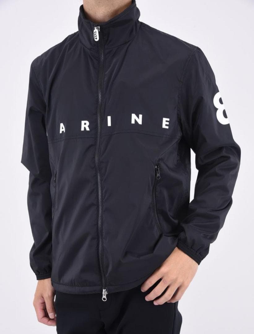 完売 極美品 ムータマリン ゴルフ ソロテックス ストレッチ ジップブルゾン