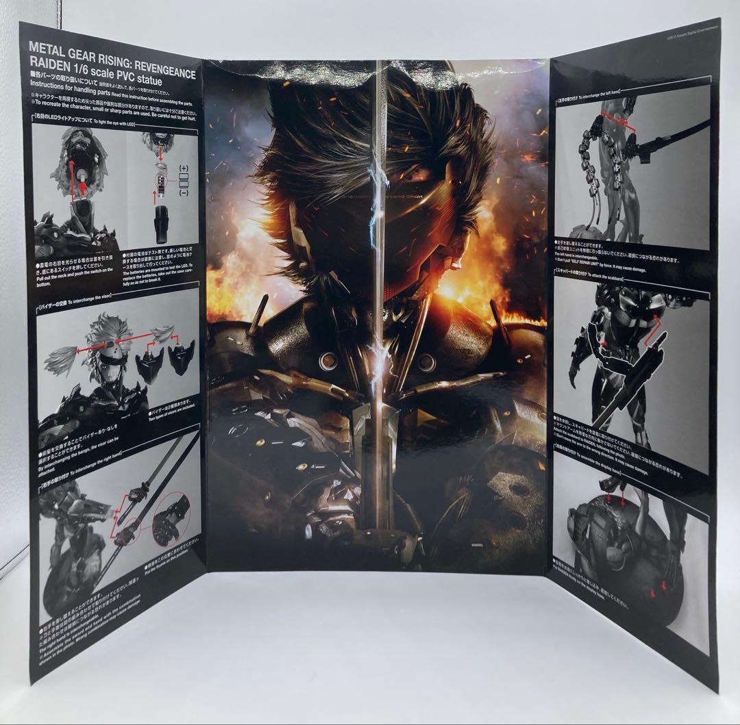 【訳あり品】Gecco 豆魚雷 雷電 スタチュー メタルギア ライジング 1/6