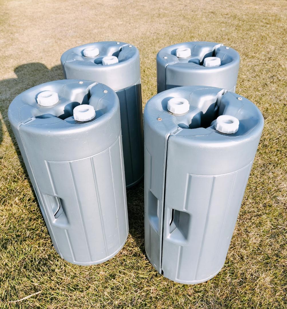 タープウエイト 「ニューベストウェイト」 テント用ウェイト 4個セット