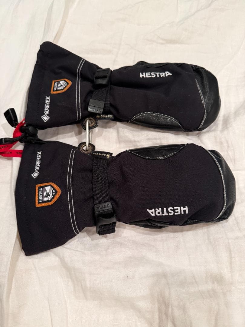 スキー HESTRA LEATHER GORE-TEX MITT 7 BLK