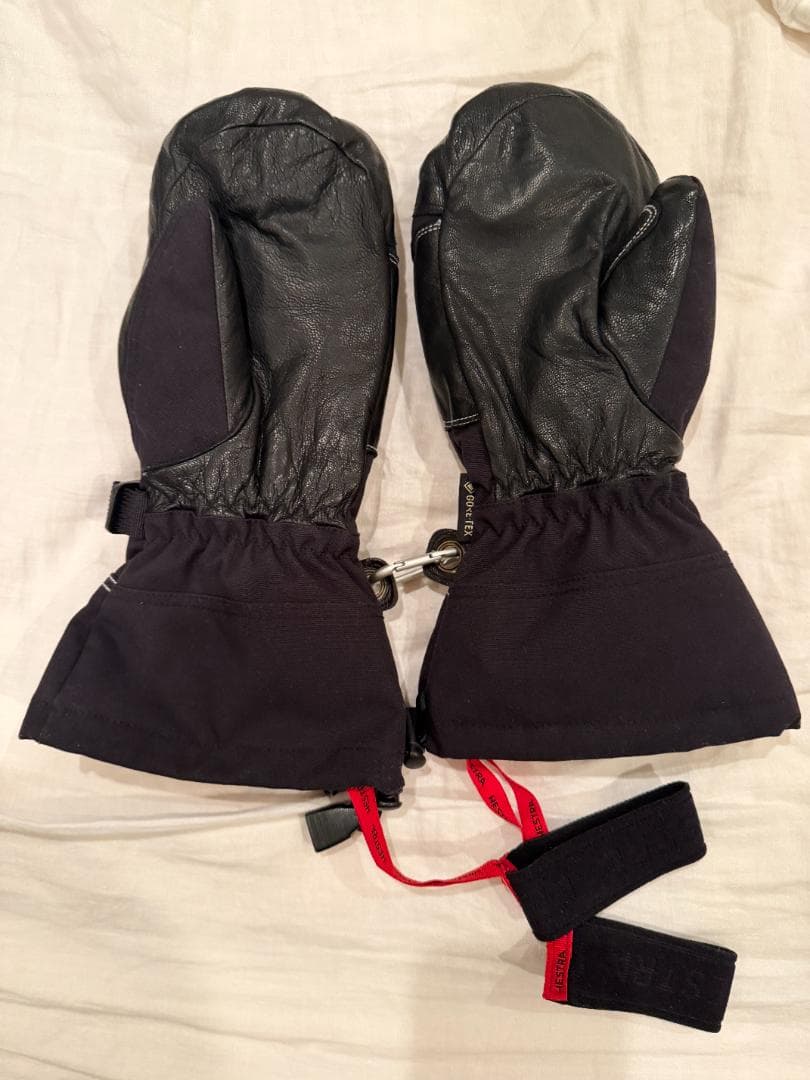 スキー HESTRA LEATHER GORE-TEX MITT 7 BLK