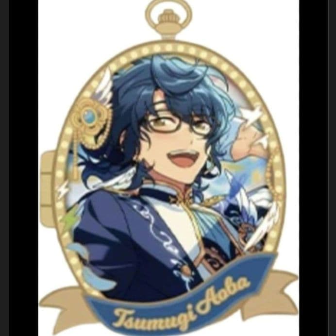 青葉つむぎ　海外限定　星夢記念ロケットペンダント　横顔ブローチ　コロッタ