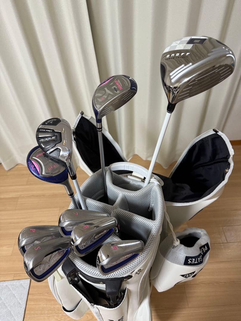 レディース　クラブセット　パーリーゲイツ　キャディバッグ　オノフ　ドライバー