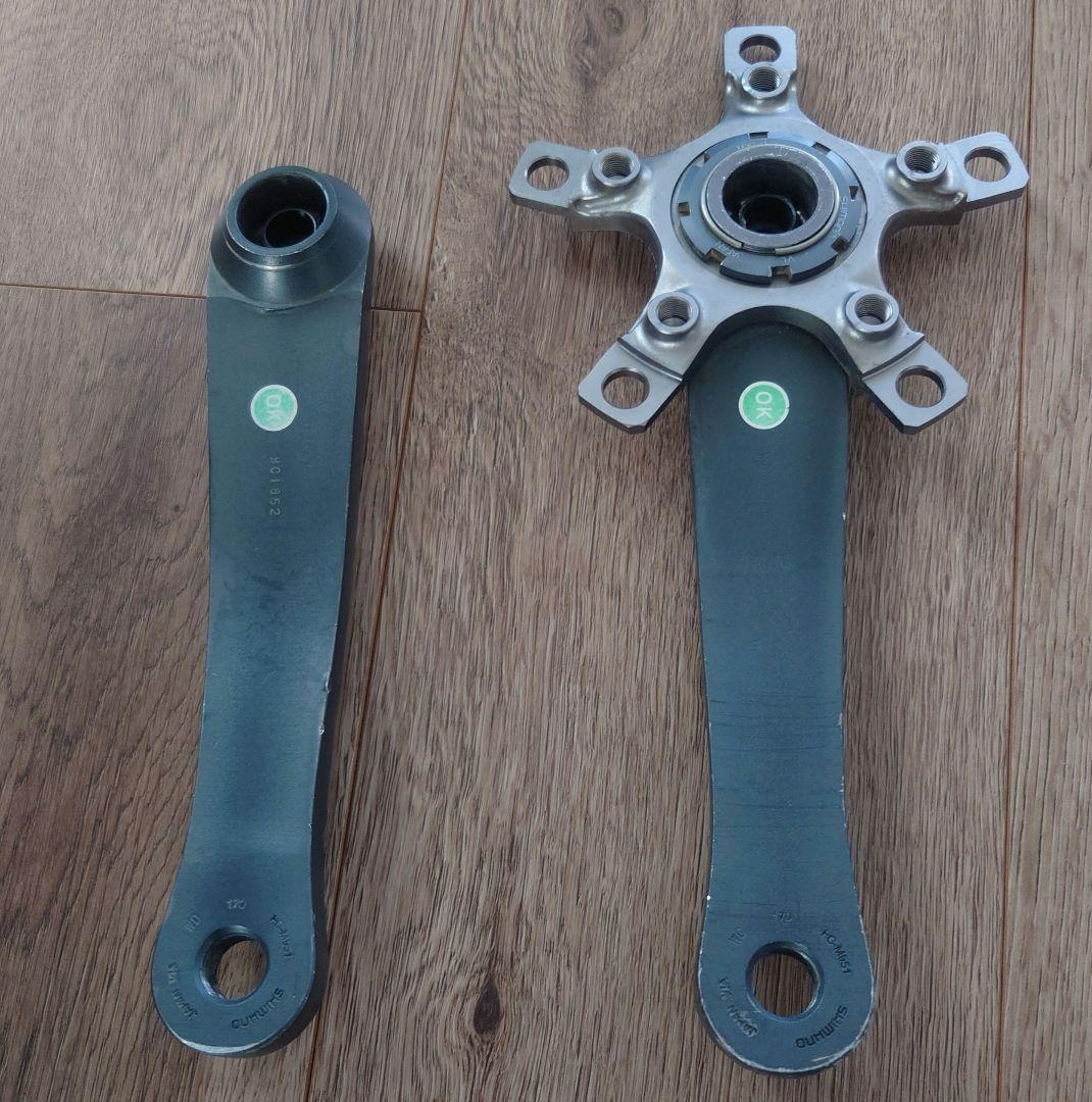 シマノ XTR FC-M951 クランクセット MRP 付き オールドDH