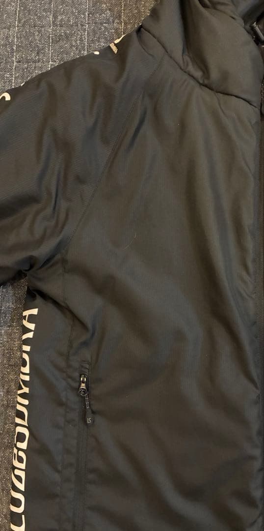 Luz e Sombra ルースインソブラ　中綿コート　ブラック　裏地フリース