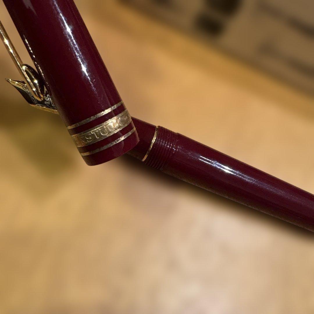 モンブラン マイスターシュテュック 145 クラシック 万年筆 ボルドー　14K