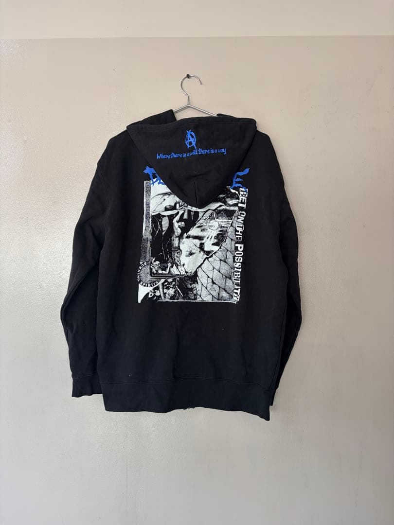 DEATH SIDE フルジップパーカー 黒
