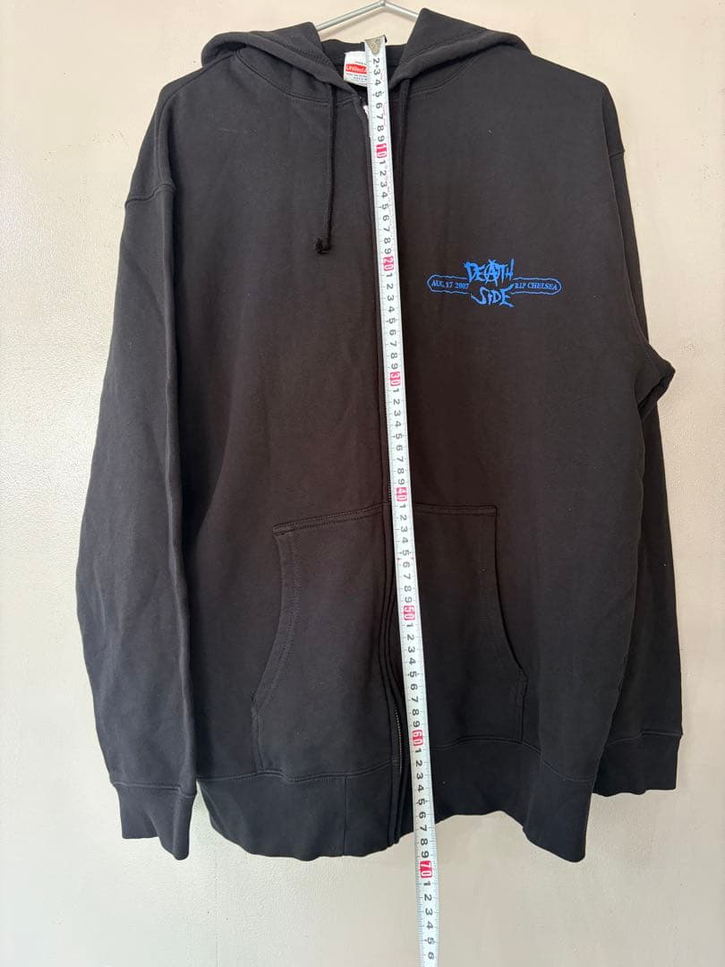 DEATH SIDE フルジップパーカー 黒