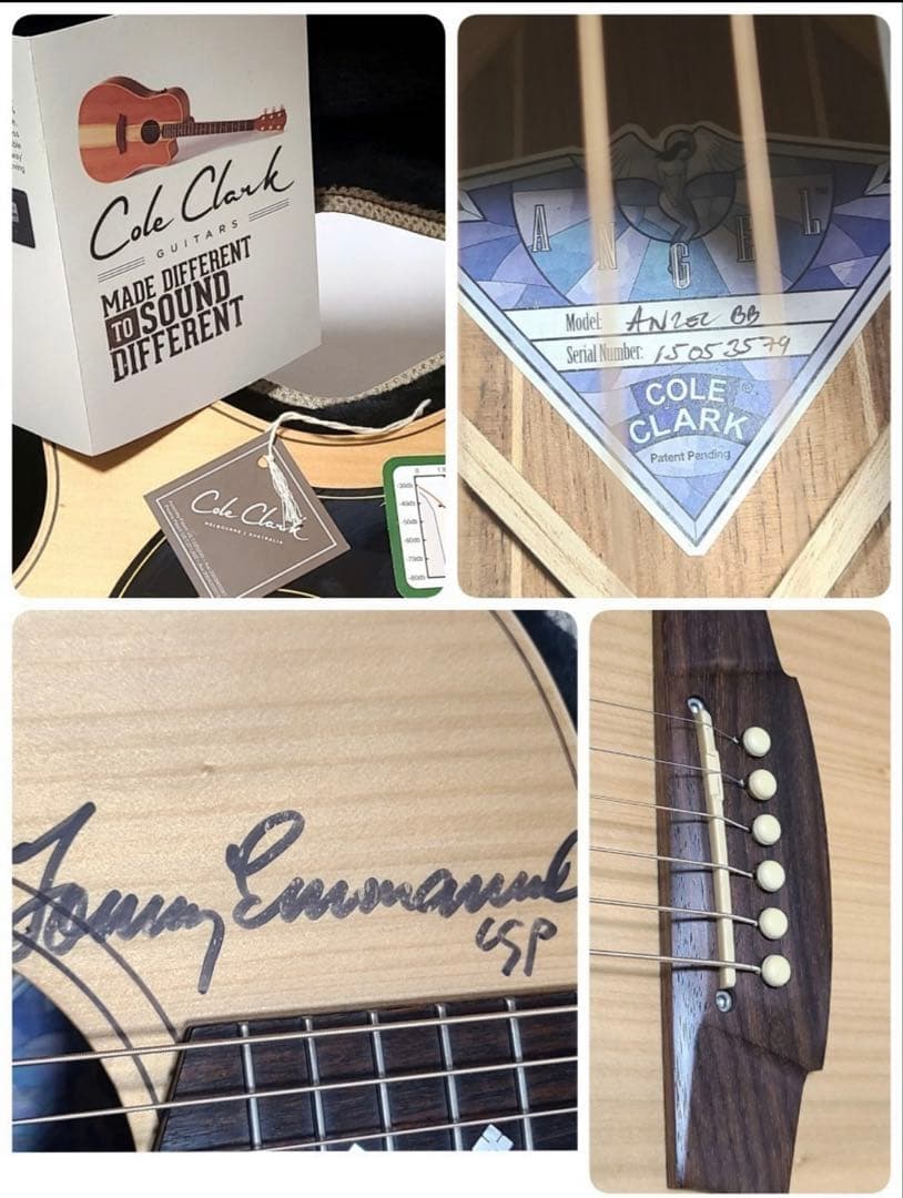 (極美品)Cole Clark AN2EC-BB （直筆サイン入り）