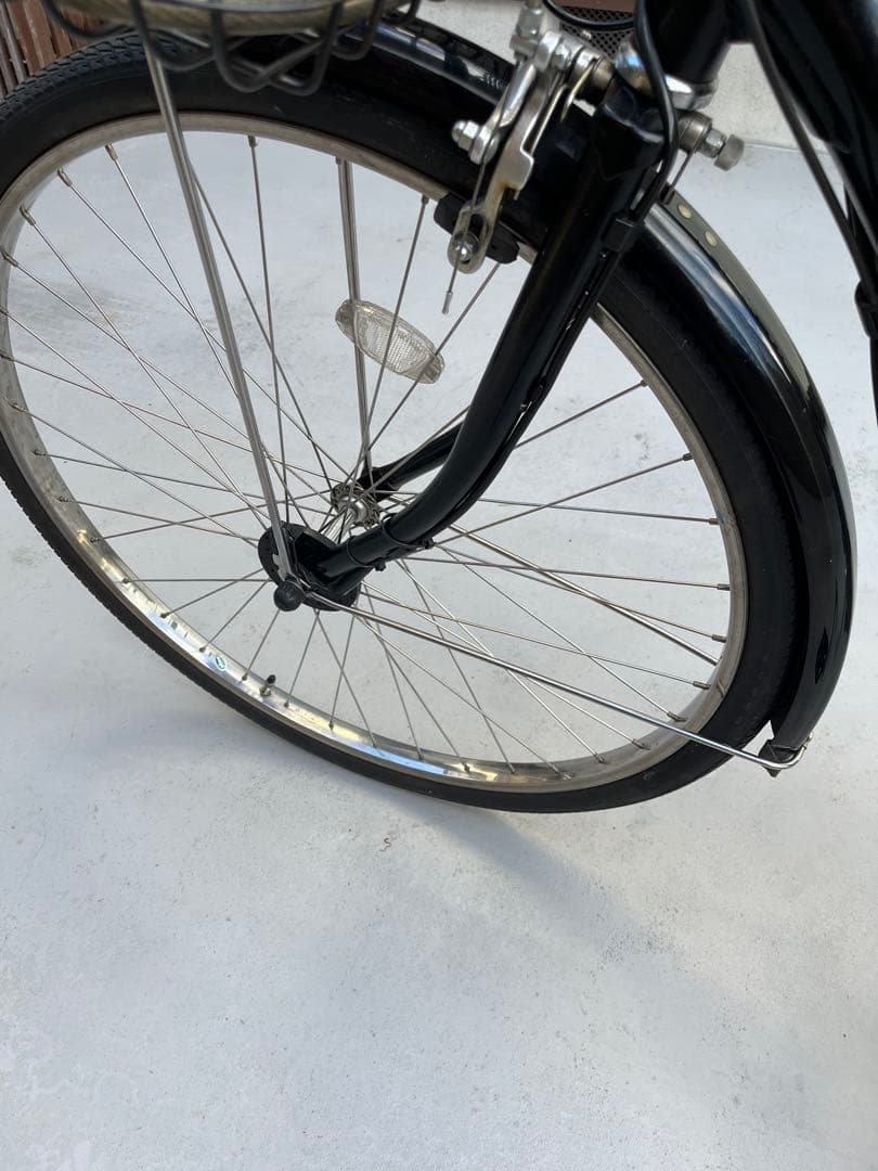 YAMAHA電動アシスト自転車 (26インチ) ブラック 前カゴ付き