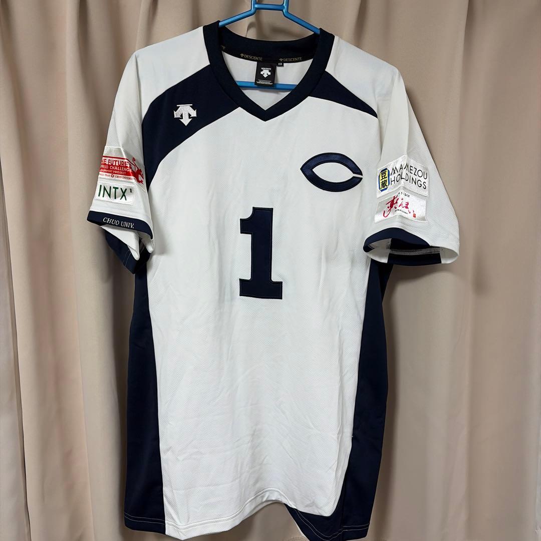 DESCENTE 中央大学 バレーボールユニフォーム 番号1