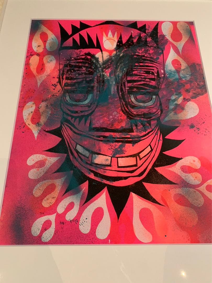 真作 PHIL FROST フィルフロスト 原画 supreme ステッカー 付