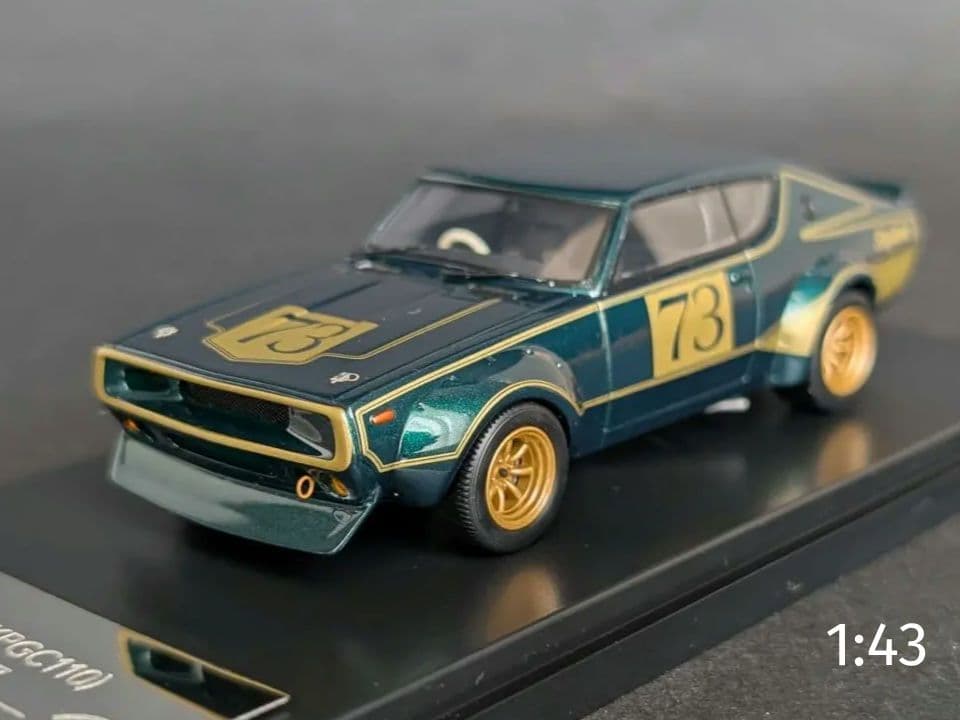 P-4 1/43 SKYLINE GT-R KPGC110 ニスモ フェス'07