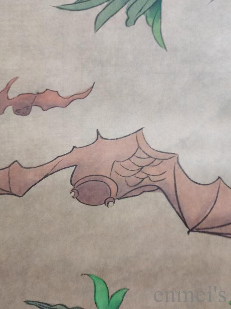 中国古美術.冷枚款.花鳥図.宣紙.三尺.肉筆.掛け軸.水彩画.書道.名家作.旧蔵