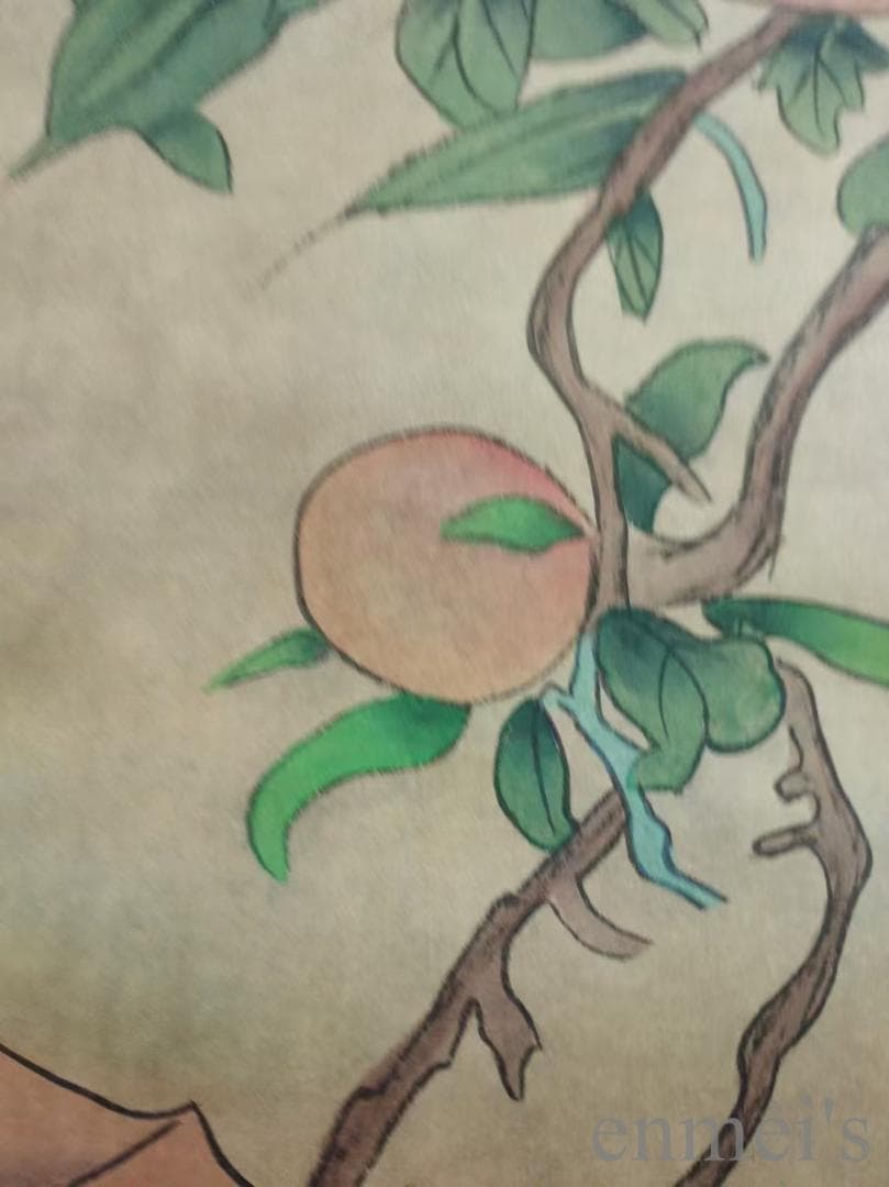 中国古美術.冷枚款.花鳥図.宣紙.三尺.肉筆.掛け軸.水彩画.書道.名家作.旧蔵