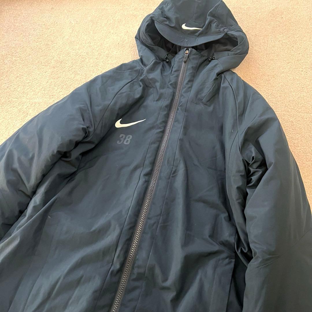 Nike ナイキ　アウター　ベンチコート キャップ フード付き ダブルジップ S