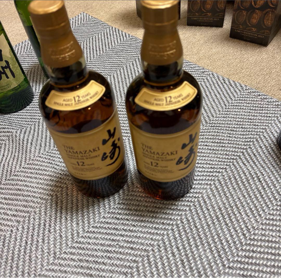 山崎 12年 700ml２本　　値下げ可能