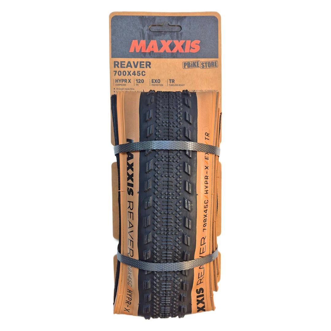 MAXXIS REAVER 700x45C チューブレスタイヤ 新品 2セット