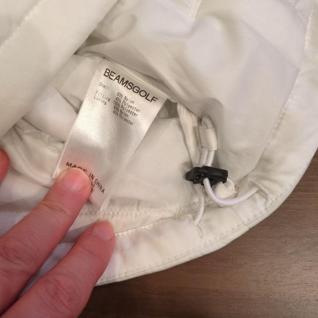 ビームスゴルフ 中綿 フード付き ブルゾン М