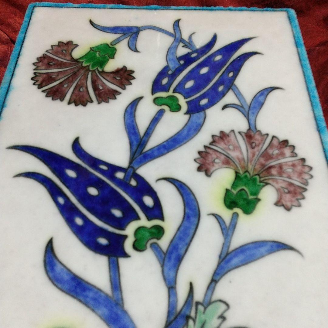 トルコアーティストのハンドメイドタイル大サイズ