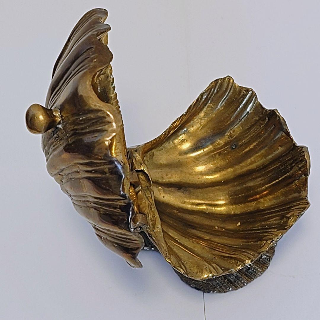 金色の貝殻型オープンボックス