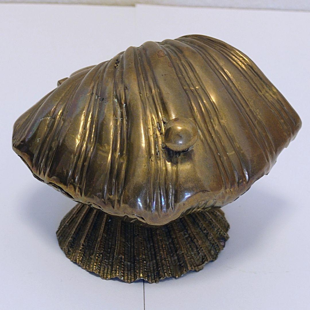 金色の貝殻型オープンボックス