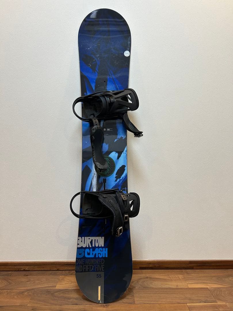 Burton（バートン）スノーボードセット ビンディング キャリーバッグ 青 黒
