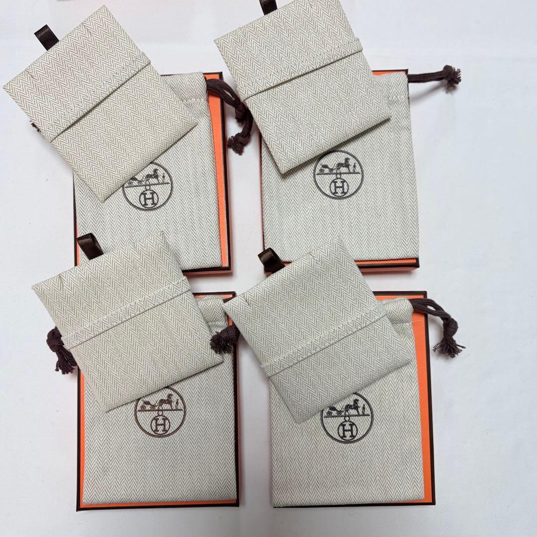 美品　エルメス　アクセサリー　ケース　11個セット　空箱　巾着袋　保存袋