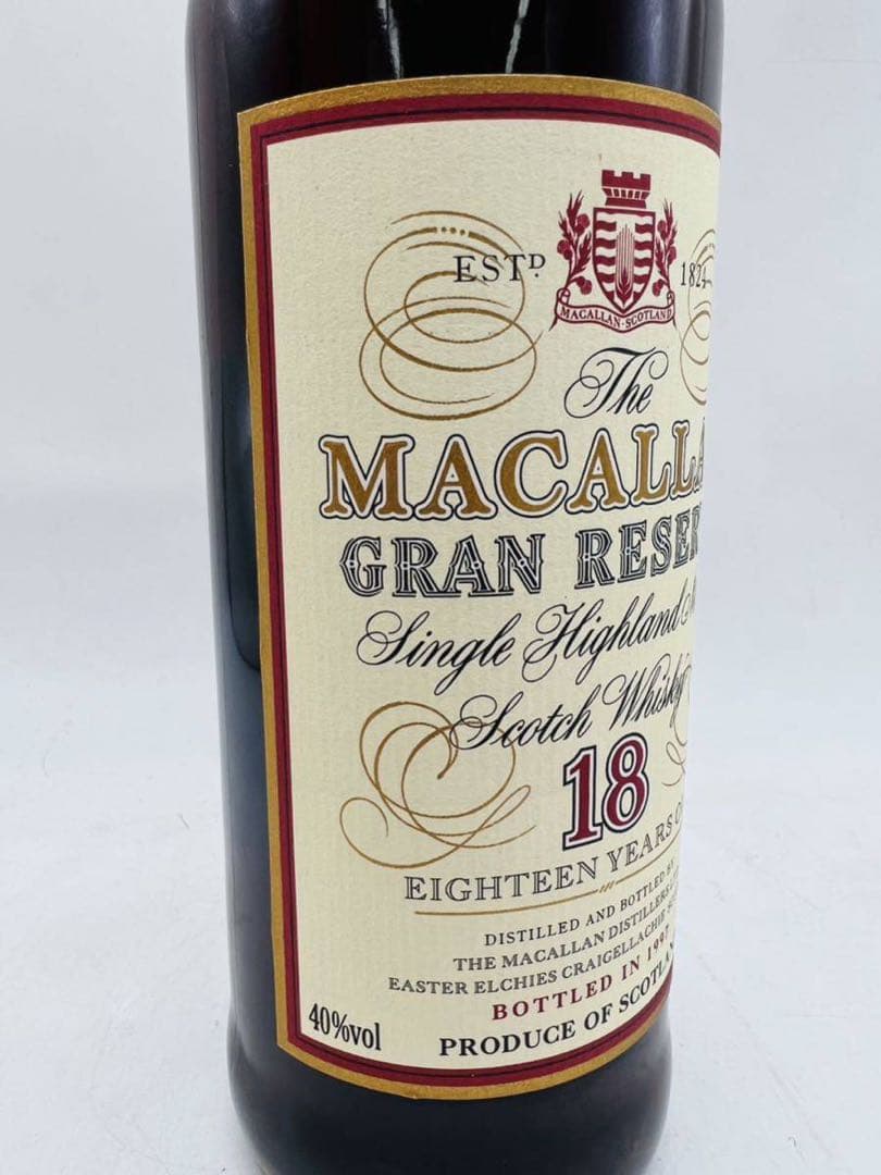 ザ マッカラン 18年 グランレゼルバ 1979-1997 WH33602