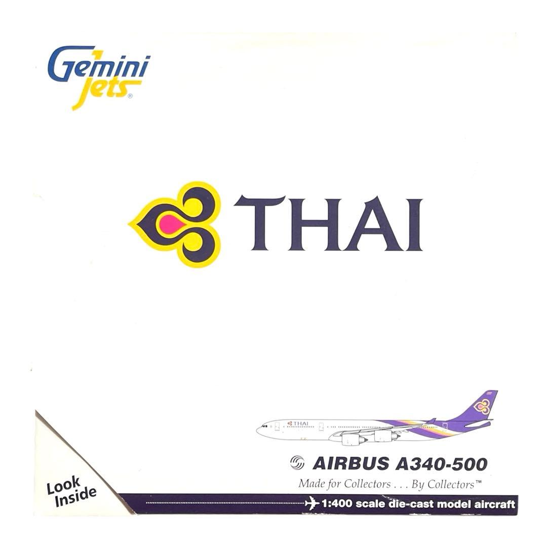 航空機・ヘリコプター Gemini Jets 1/400 THAI AIRBUS A340-500