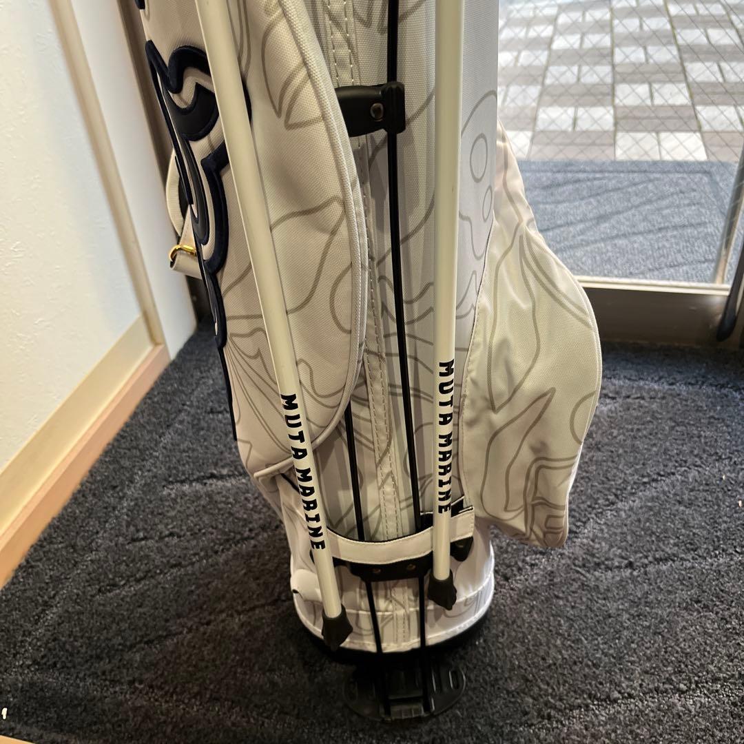 ムータマリン ゴルフバッグ ホワイト