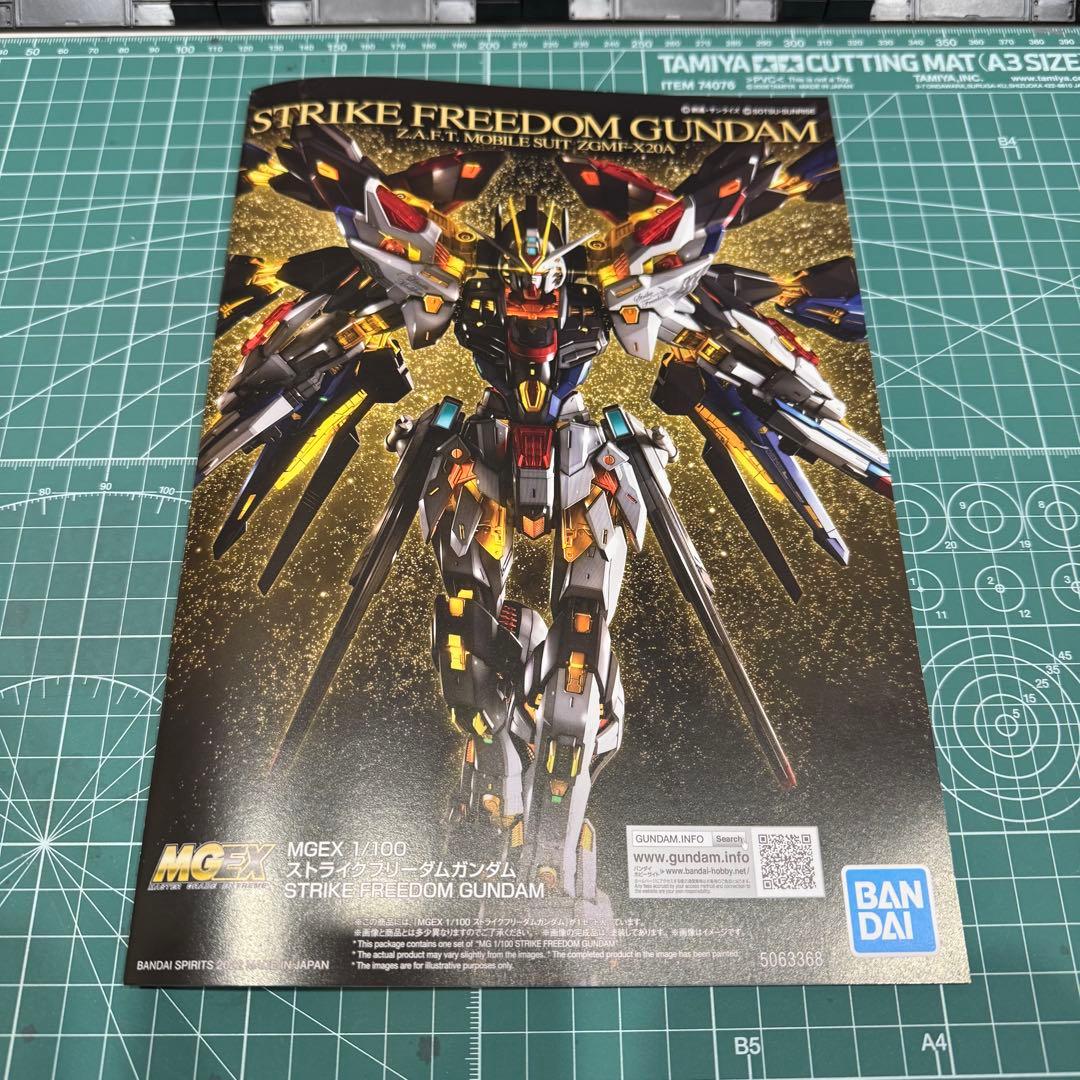 【素組み】MGEX 1/100 ストライクフリーダム [メカニカルクリア]