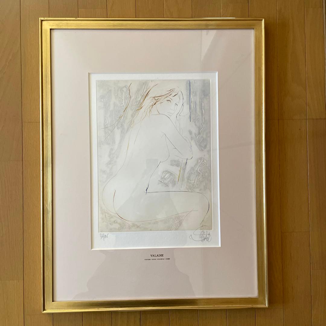 バラディエ　座る裸婦