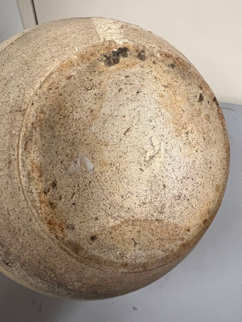 中国・隋朝~唐朝灰釉鉢　壶唐物古美術品江戸アンティーク骨董コレクション青磁