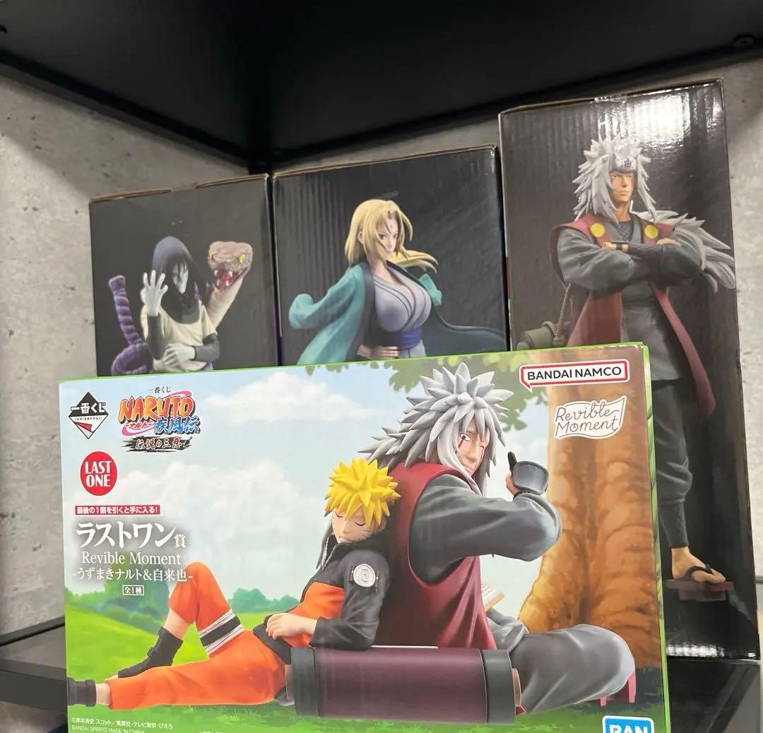 ナルト フィギュアセット 一番くじ　自来也 綱手 大蛇丸　ラストワン　＋おまけ