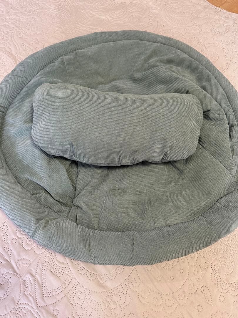 ひなたライフ2wayフォールディングチェア コーデュロイ(カーキ)