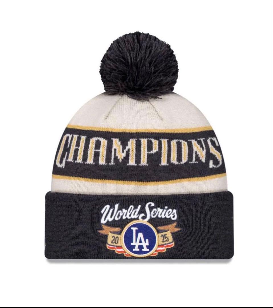 ドジャース ワールドシリーズ CHAMPIONS ニット帽