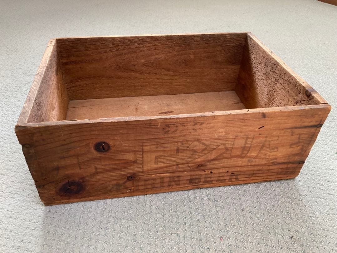 木箱　ヴィンテージ　レトロ　キリンビール　KIRIN BEER