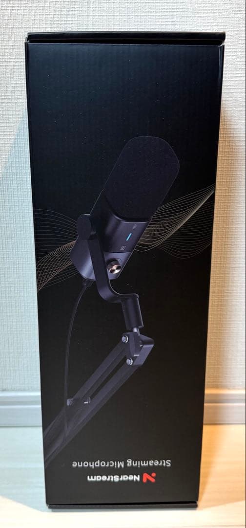 コンデンサーマイク PC 有線 超単一指向性　ブームアームスタンド付き