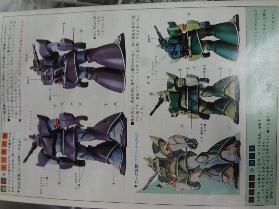 機動戦士ガンダムプラモデル　MS-14C　ゲルググキャノン　　　未使用品