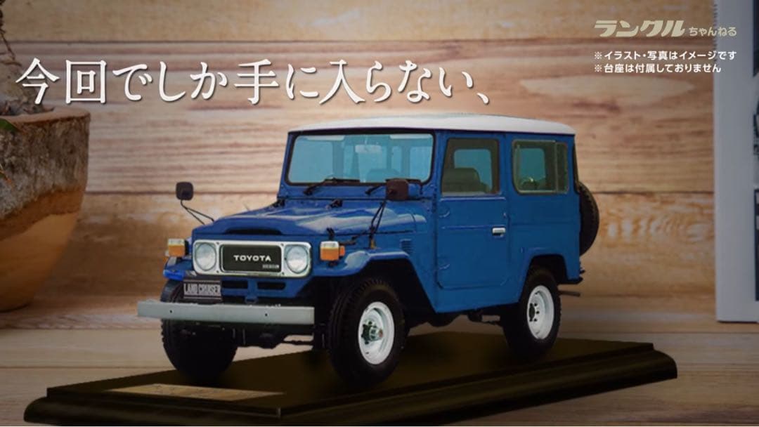 【限定商品】ランクル40 ミニカー
