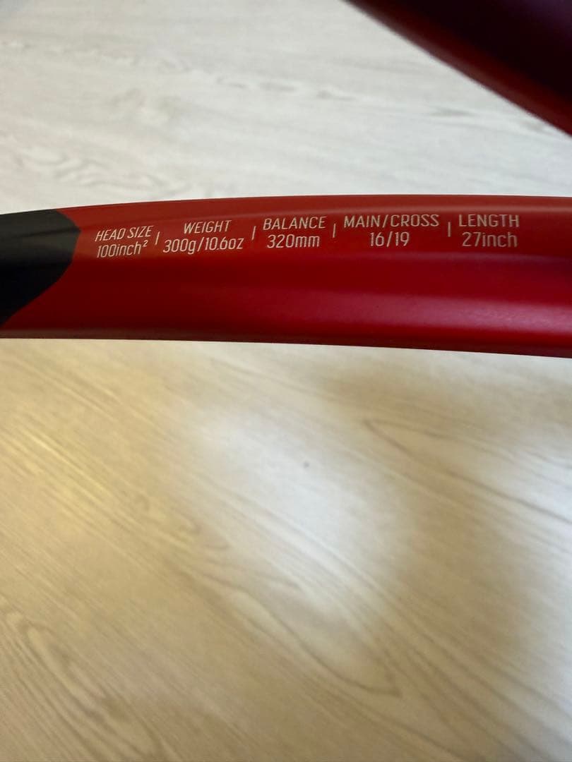 YONEX VCORE 100テニスラケット G2 赤 2023モデル