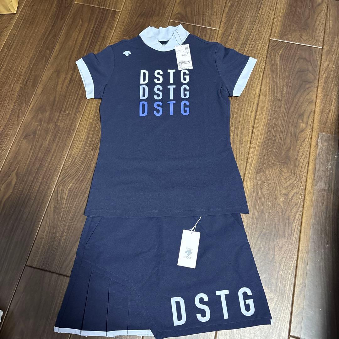 【未使用】デサント　ネイビー　セットアップ　サイズＬ