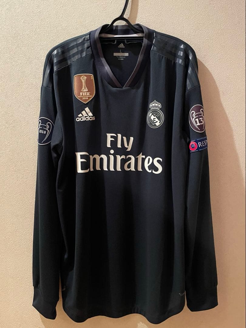 正規品 レアルマドリード 18-19 ユニフォーム アウェイ ヴィニシウス 長袖