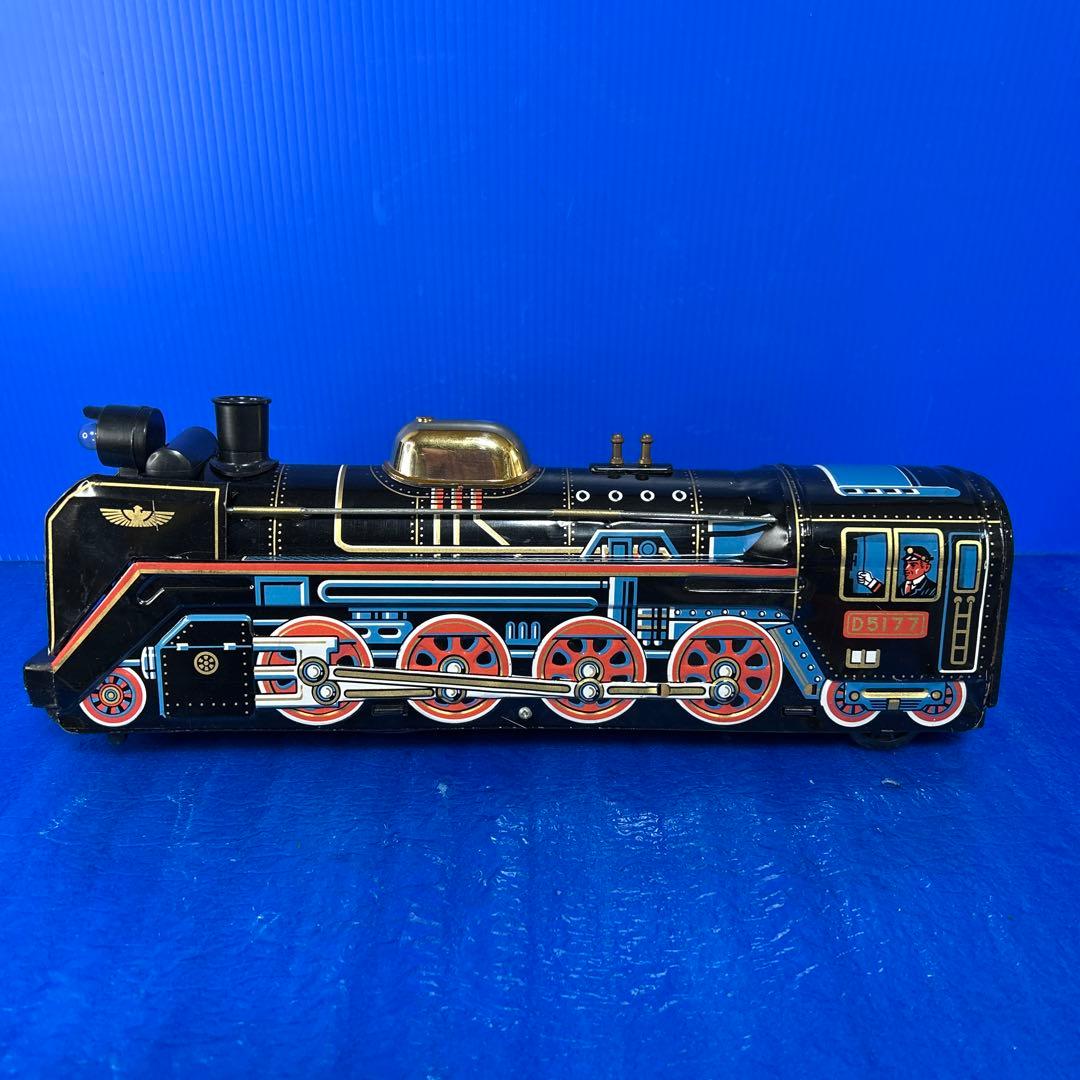 【稀少・昭和レトロ】マスダヤ　デゴイチロコ D5177 蒸気機関車 ブリキ機関車