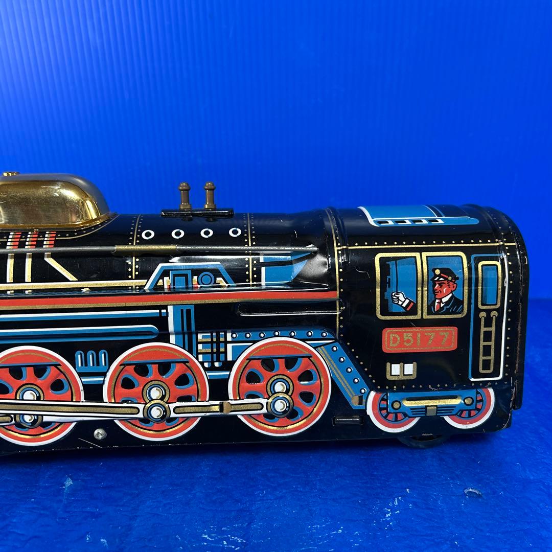 【稀少・昭和レトロ】マスダヤ　デゴイチロコ D5177 蒸気機関車 ブリキ機関車