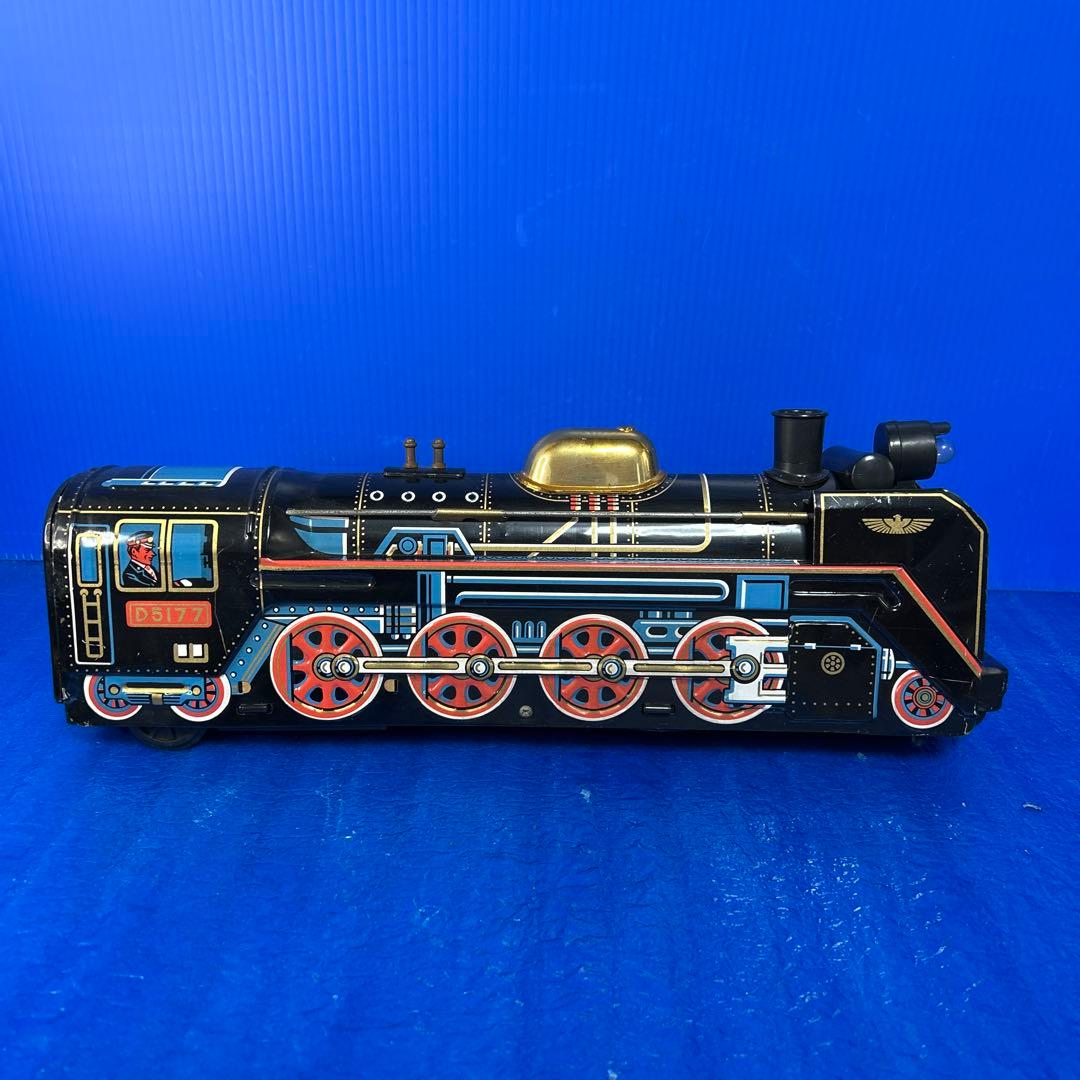 【稀少・昭和レトロ】マスダヤ　デゴイチロコ D5177 蒸気機関車 ブリキ機関車