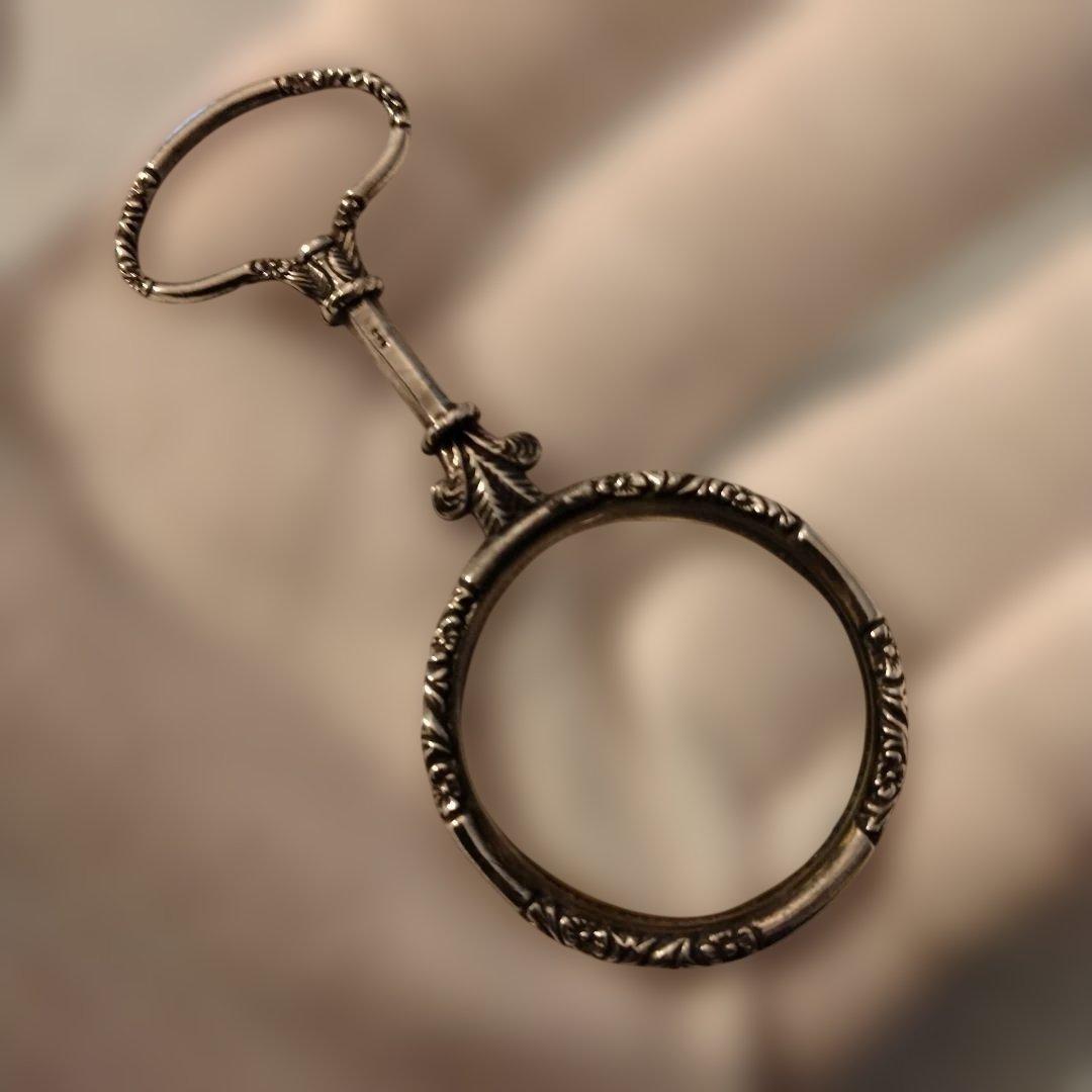 お値下げ　純銀　ペンダントルーペ　925刻印