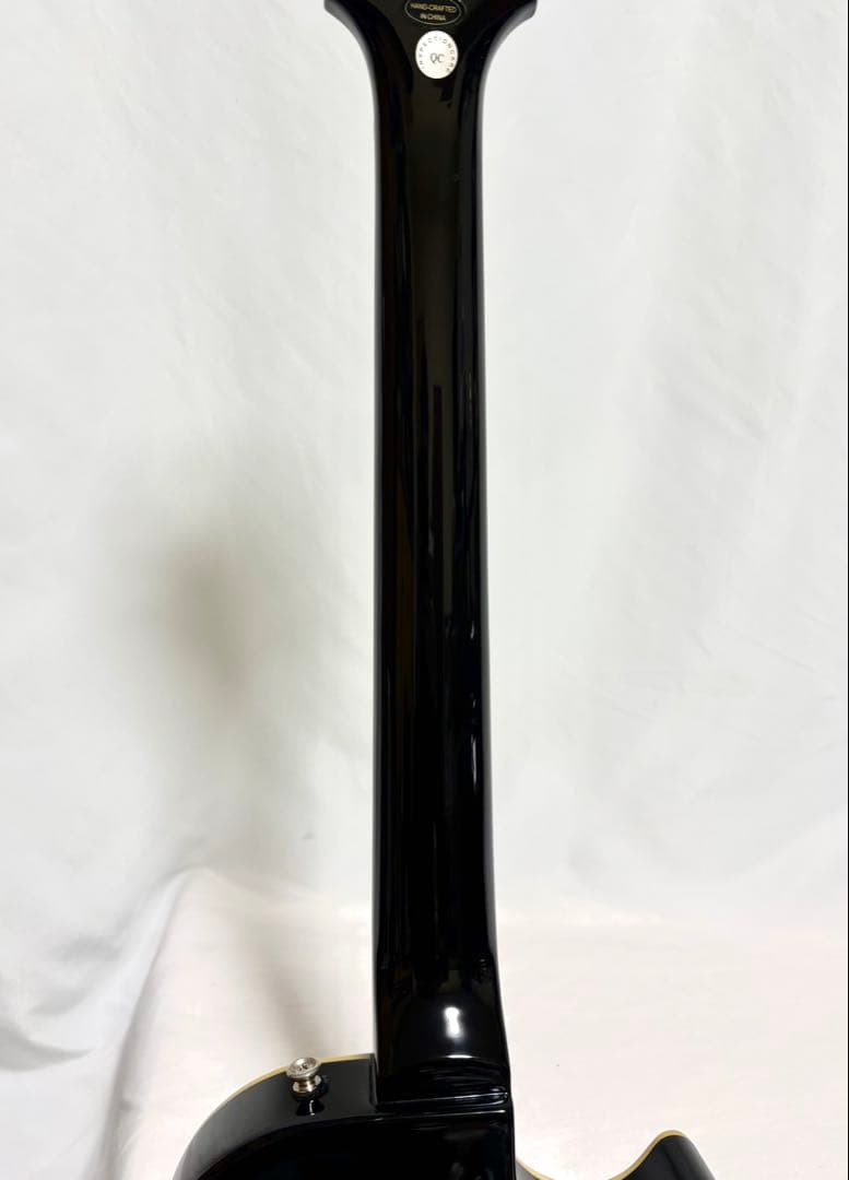 【新品弦張替済】Epiphone レスポール スタンダード エボニー レフティー