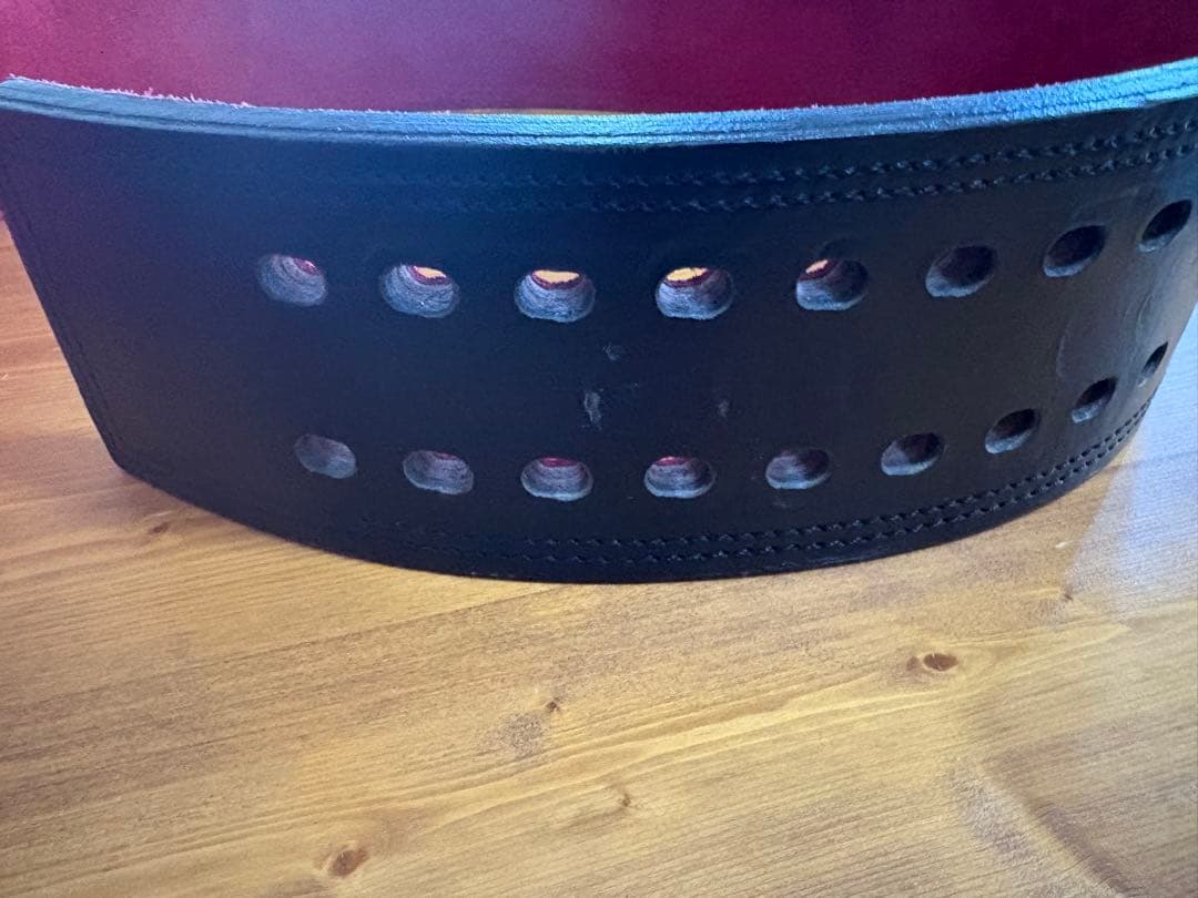 SBD パワーベルト 黒/赤